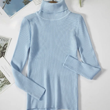 Tatiana | Simple Ribbed Turtleneck Sweater