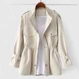 Clara | Elegant Spring Jacket with Adjustable Waist