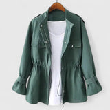 Clara | Elegant Spring Jacket with Adjustable Waist