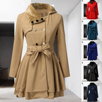 Audrey | Double-Breasted Belted Trench Coat for Women