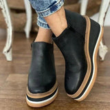Noelle | Women’s Platform Wedge Ankle Boots
