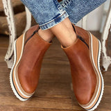 Noelle | Women’s Platform Wedge Ankle Boots