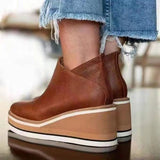 Noelle | Women’s Platform Wedge Ankle Boots