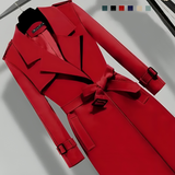 Amelia | Elegant Long Trenchcoat for Women