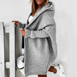 Amara | Women's Oversized Hooded Batwing Cardigan