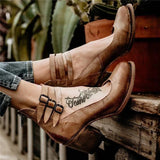 Cecilia | Elegant Block-Heel Ankle Boots