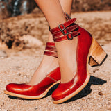 Cecilia | Elegant Block-Heel Ankle Boots