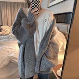 Grace | Oversized Knit Open-Front Cardigan for Women