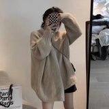Grace | Oversized Knit Open-Front Cardigan for Women