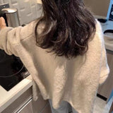Grace | Oversized Knit Open-Front Cardigan for Women