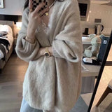 Grace | Oversized Knit Open-Front Cardigan for Women