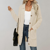 Iris | Long Teddy Cardigan with Pockets
