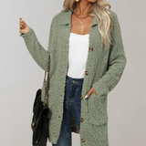 Iris | Long Teddy Cardigan with Pockets