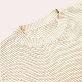 Tessa | Women's Oversized Knit Sweater Vest with Asymmetric Hem
