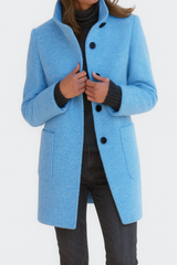 Camila | Women's Long Button-Front Coat