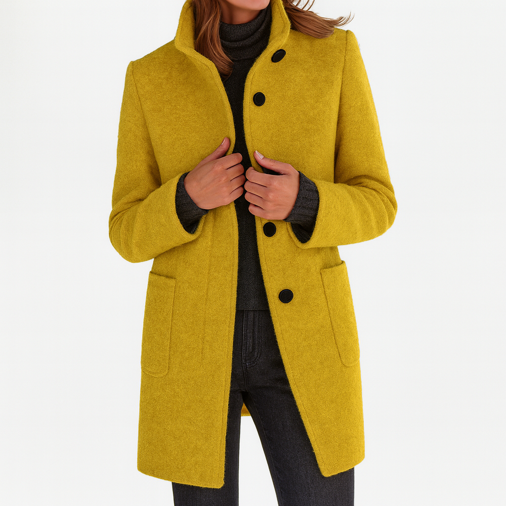 Camila | Women's Long Button-Front Coat