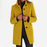 Camila | Women's Long Button-Front Coat
