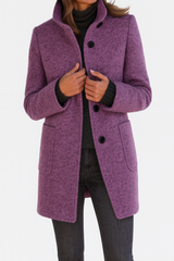 Camila | Women's Long Button-Front Coat