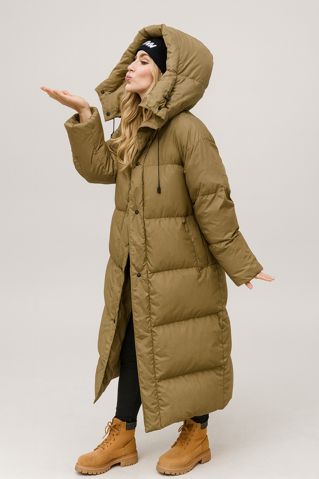 Alexandra | Women's Long Hooded Puffer Winter Coat
