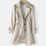 Addison | Women's Classic Lapel Trench Coat