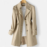 Addison | Women's Classic Lapel Trench Coat