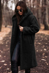 Xyla | Women's Long Teddy Coat for Winter