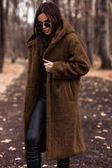Xyla | Women's Long Teddy Coat for Winter