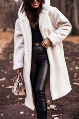Xyla | Women's Long Teddy Coat for Winter