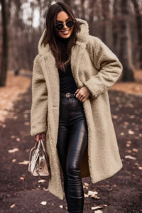 Xyla | Women's Long Teddy Coat for Winter