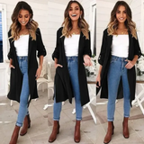 Yvonne | Elegant Long Trench Coat for Women