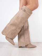 Serena | Wide-Shaft Knee-High Boots for Women