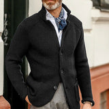 Sebastian | Elegant Button-Up Knit Cardigan for Men