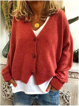 Camille | Women's Soft V-Neck Knit Cardigan