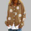 Fiona | Floral Knit Button Cardigan