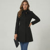 Elara | Women's A-Line Coat with Classic Button Front