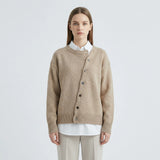 Marina | Women's Elegant Button-Front Knit Cardigan with Wrap Design