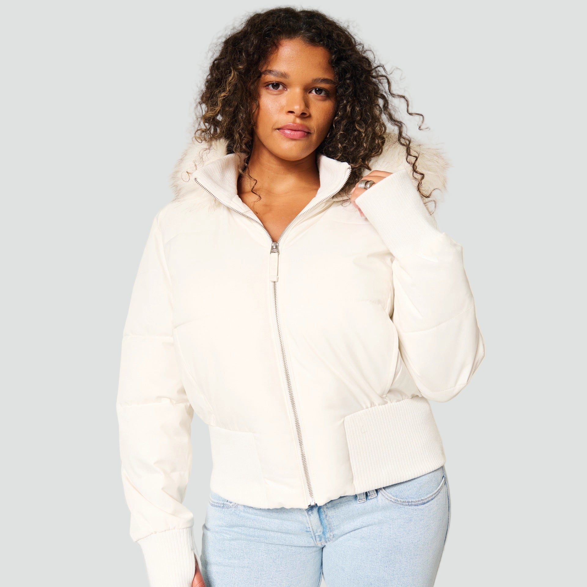 Sienna | Women's Short Puffer Jacket with Hood