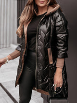 Ella | Women's Quilted Winter Jacket with Zipper