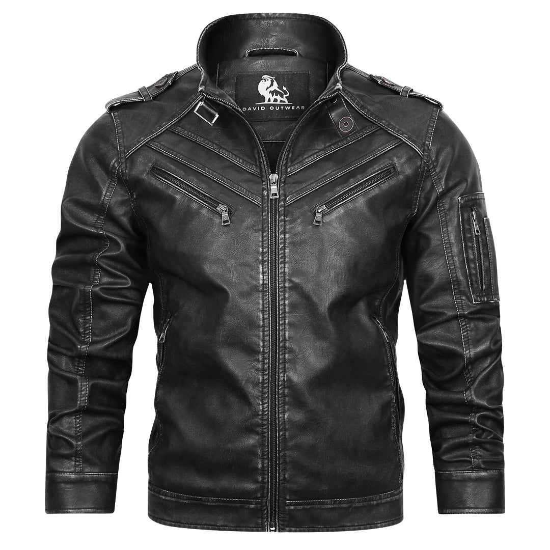 Engine Leather Jacket - Threadford