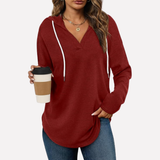 Bella | Relaxed Hooded Pullover with Kangaroo Pocket