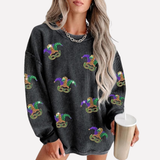 Elara | Women's Oversized Sweatshirt with Relaxed Crewneck & Long Sleeves
