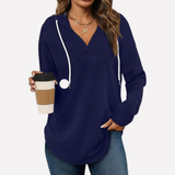 Bella | Relaxed Hooded Pullover with Kangaroo Pocket