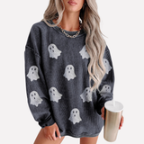 Elara | Women's Oversized Sweatshirt with Relaxed Crewneck & Long Sleeves