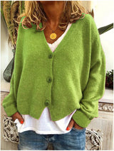 Camille | Women's Soft V-Neck Knit Cardigan