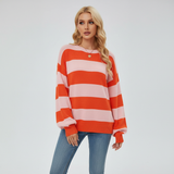 Zaria | Striped Knit Cardigan for Women