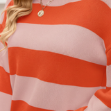 Zaria | Striped Knit Cardigan for Women
