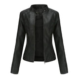 Pia | Sleek Minimalist Leather Jacket