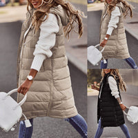 Genevieve | Long Quilted Puffer Vest