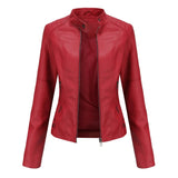 Pia | Sleek Minimalist Leather Jacket