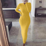 Simone | Elegant Long Knit Dress for Women